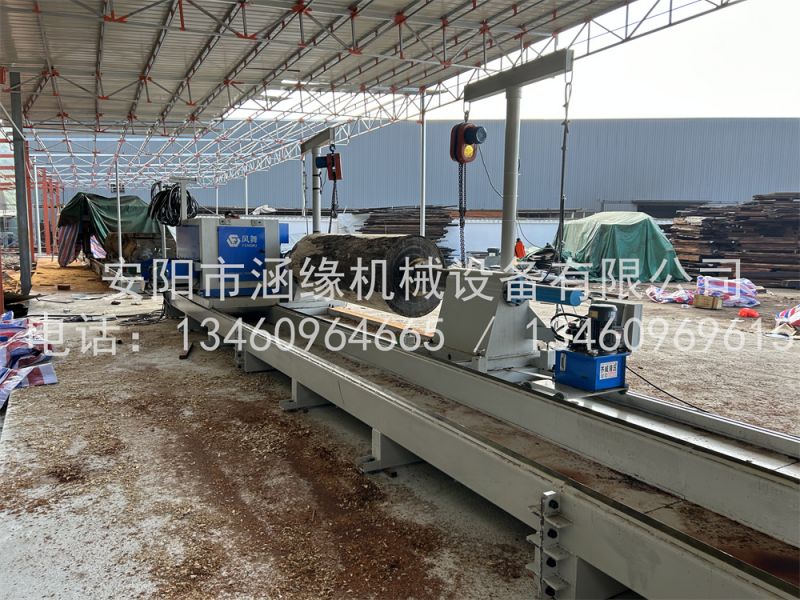 重型數控六刀圓木車床